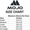 Mojo 20-30mmHg Compression Knee Sleeve for Men & Women For Running, Weightlifting, Workout, 1 Pair, X-Large, M801 view 4