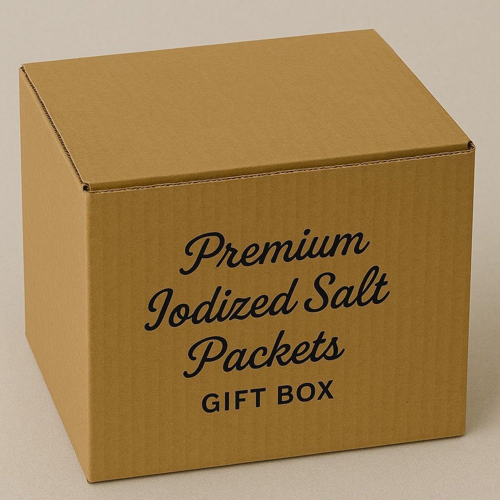 Premium Iodized Salt Packets Gift Box 250 Count