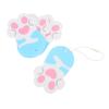 HEALSOPTHY 4pcs Paw-Shape Compressed Sponges Multipurpose Dish Scrubber Sponge Pack for Kitchen Cleaning view 1