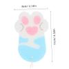 HEALSOPTHY 4pcs Paw-Shape Compressed Sponges Multipurpose Dish Scrubber Sponge Pack for Kitchen Cleaning view 2