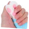HEALSOPTHY 4pcs Paw-Shape Compressed Sponges Multipurpose Dish Scrubber Sponge Pack for Kitchen Cleaning view 3