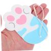 HEALSOPTHY 4pcs Paw-Shape Compressed Sponges Multipurpose Dish Scrubber Sponge Pack for Kitchen Cleaning view 4