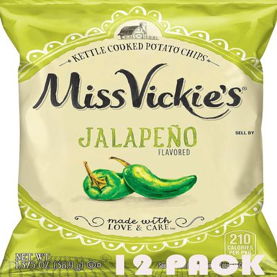 Jalapeo Kettle Cooked Potato Chips - 12 Pack Value Bundle (1.375 oz Bags) + Bonus Gift | SUPERDEALS