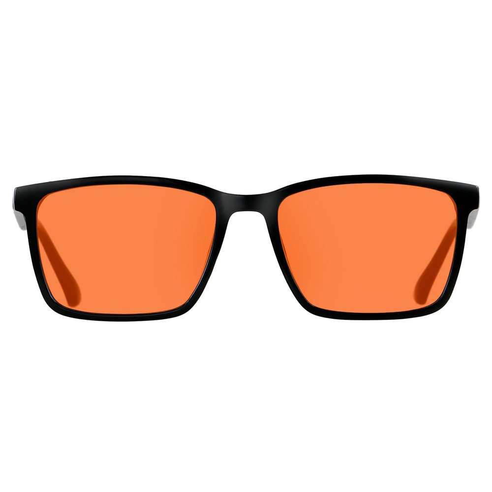 ANDWOOD Blue Light Blocking Glasses Men Women Computer TV Gaming Orange Lens Improve Sleep by Naturally Producing Melatonin