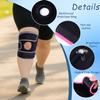 King Mills Extra Large Knee Brace Support to Knee Pain, Arthritis or Meniscus Tear. Adjustable Plus Size Knee Brace for Women and Men, Adult 4XL, Blue Black. view 4