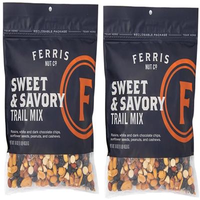Dried Sweet & Savory Trail Mix (2 Bags, 16 oz. each)