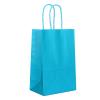 IN-JOOYAA 30 Pcs Teal Blue Gift Bags Small Kraft Paper Gift Bags with Handles (5 x 3.1 x 8.2 in, Turquoise) view 1