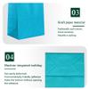 IN-JOOYAA 30 Pcs Teal Blue Gift Bags Small Kraft Paper Gift Bags with Handles (5 x 3.1 x 8.2 in, Turquoise) view 4