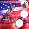 100 PCS 4th of July Cocktail Picks Patriotic Fireworks Cupcake Toppers Red Silver Blue Independence Day Cupcake Picks Cake Decorations for 4th of July American National Day Theme Party Supplies 9 Inch view 3