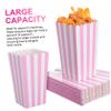 GLEAVI 40 Pcs Striped Paper Popcorn Bags for Parties Movie Nights and Boys and Girls Celebrations Popcorn Containers for Snacks and Treats view 3