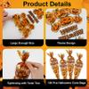 100 PCS Halloween Cone Bags Trick or Treat Cellophane Clear Triangle Cones Spider Web Candy Bags Popcorn Bag Pumpkin Spider Candy Bag for Kids Halloween Birthday Party Supplies, 5 x10 Inches view 4