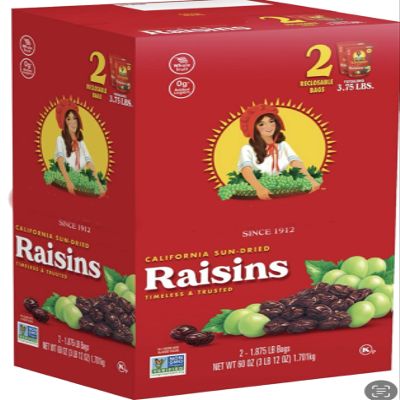 Sun-Maids California Sun-Dried Raisins, 30 Ounces, 2 Pack
