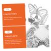 Healifty 50pcs Butterfly Hollow Truffle Cup Elegant Chocolate Box Packaging for Weddings and Showers Wrapper for Party Favors and view 3