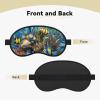 3D Ocean Fish Sleep Eye Mask for Women Men Soft and Comfortable Sleep Mask Blackout Sleeping Eye Cover for Travel Yoga Nap Shift Work view 2