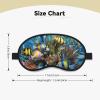 3D Ocean Fish Sleep Eye Mask for Women Men Soft and Comfortable Sleep Mask Blackout Sleeping Eye Cover for Travel Yoga Nap Shift Work view 4