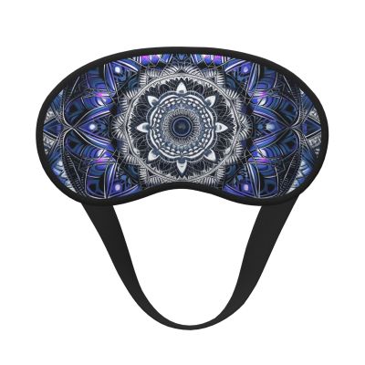 Rectangle Mandala Sleep Eye Mask for Women Men Soft and Comfortable Sleep Mask Blackout Sleeping Eye Cover for Travel Yoga Nap Shift Work