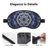 Rectangle Mandala Sleep Eye Mask for Women Men Soft and Comfortable Sleep Mask Blackout Sleeping Eye Cover for Travel Yoga Nap Shift Work view 3