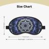 Rectangle Mandala Sleep Eye Mask for Women Men Soft and Comfortable Sleep Mask Blackout Sleeping Eye Cover for Travel Yoga Nap Shift Work view 4