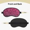 3D Pink Glitter Sleep Eye Mask for Women Men Soft and Comfortable Sleep Mask Blackout Sleeping Eye Cover for Travel Yoga Nap Shift Work view 2