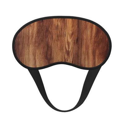 Brown Wood Grain Sleep Eye Mask for Women Men Soft and Comfortable Sleep Mask Blackout Sleeping Eye Cover for Travel Yoga Nap Shift Work