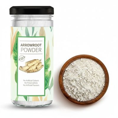 100% Natural, Pure and Raw Arrowroot flour/powder - 100gm