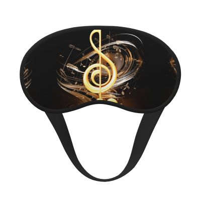 Music Note Sleep Eye Mask for Women Men Soft and Comfortable Sleep Mask Blackout Sleeping Eye Cover for Travel Yoga Nap Shift Work