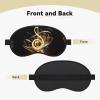 Music Note Sleep Eye Mask for Women Men Soft and Comfortable Sleep Mask Blackout Sleeping Eye Cover for Travel Yoga Nap Shift Work view 2