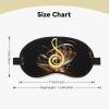 Music Note Sleep Eye Mask for Women Men Soft and Comfortable Sleep Mask Blackout Sleeping Eye Cover for Travel Yoga Nap Shift Work view 4