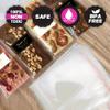 100 Pcs Chocolate Bar Wrappers: 2.5 x 7.1 Inch Candy Bar Wrappers with 100 Pcs Thank You Stickers view 3