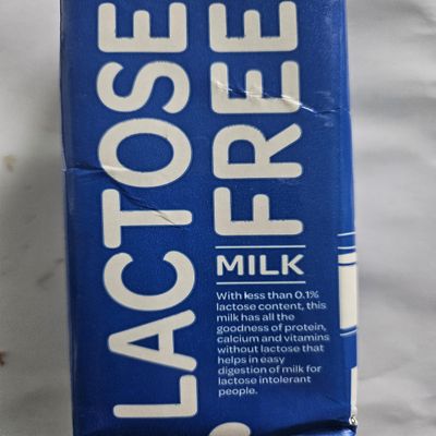 Lactose Free Milk, Less Than 0.1% Lactose Content, High in Protein and Calcium (250ml) (pack of 4)