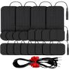 20 Pack TENS Unit Electrode Pads +1/4 Wire Cable Combination Set. Multiple Sizes Reusable Self-Adhesive TENS Unit Replacement Pads Compatible with TENS 7000, AUVON, Belifu, TENKER, AVCOO, Neocarbon view 1