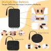 20 Pack TENS Unit Electrode Pads +1/4 Wire Cable Combination Set. Multiple Sizes Reusable Self-Adhesive TENS Unit Replacement Pads Compatible with TENS 7000, AUVON, Belifu, TENKER, AVCOO, Neocarbon view 2