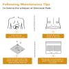 20 Pack TENS Unit Electrode Pads +1/4 Wire Cable Combination Set. Multiple Sizes Reusable Self-Adhesive TENS Unit Replacement Pads Compatible with TENS 7000, AUVON, Belifu, TENKER, AVCOO, Neocarbon view 4
