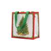 Caspari Christmas Tree Small Square Gift Bag - includes 1 Gift Bag view 3