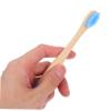 NOLITOY 10pcs Toothbrushes with Soft Bristles Vibrant Hand Painted Wooden Handles for Oral Care Easy to Distinguish Colors Travel Friendly view 4