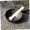 BESPORTBLE 2pcs Rubber Coated Crystal Mallet Clear Acrylic Strikers for Singing Bowls for Meditation Yoga Music Therapy Sound Baths view 4