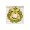 Caspari Magnolia Wreath Small Square Gift Bag - includes 1 Gift Bag view 2