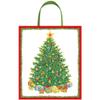 Caspari Christmas Tree Large Gift Bag - includes 1 Gift Bag view 1