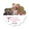 Personalized 21st Birthday Stickers with Photo, Custom Labels with Photo and Your Text, 30th Birthday, 1st Birthday, Treat Bag Labels, Gift Tags (2.5" Scallop) view 2