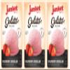 Junket Gelato Mix: Strawberry Cheesecake Homemade Gelato Ice Cream Mix for Ice Cream Maker or Stir By Hand, Start to Finish in Minutes, 4 ounce box, Yields 1 quart Frozen Gelato (Pack of 3) view 1
