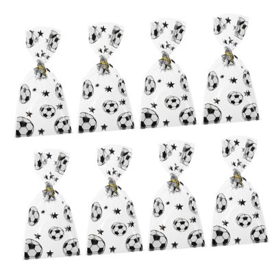 100pcs Transparent Opp Treat Bags for Cookies Candy and Desserts Food Grade Packaging for Parties Events and Special Occasions