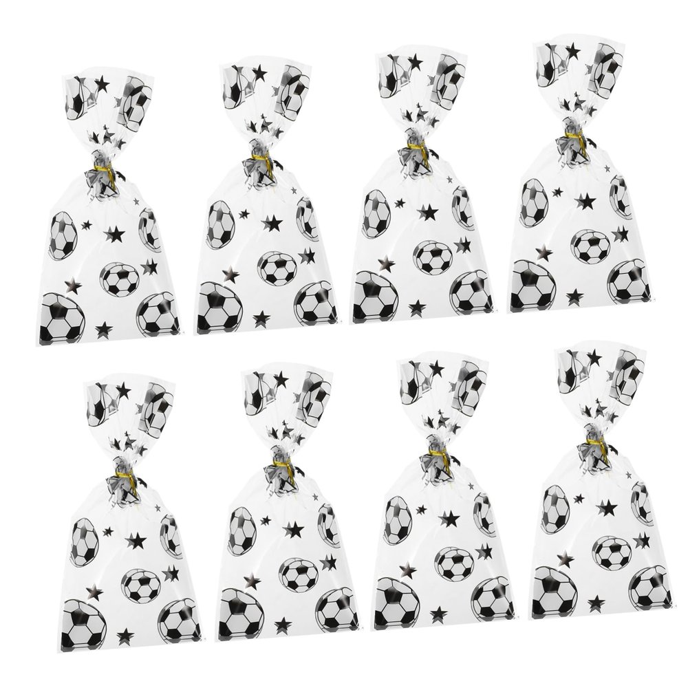 100pcs Transparent Opp Treat Bags for Cookies Candy and Desserts Food Grade Packaging for Parties Events and Special Occasions