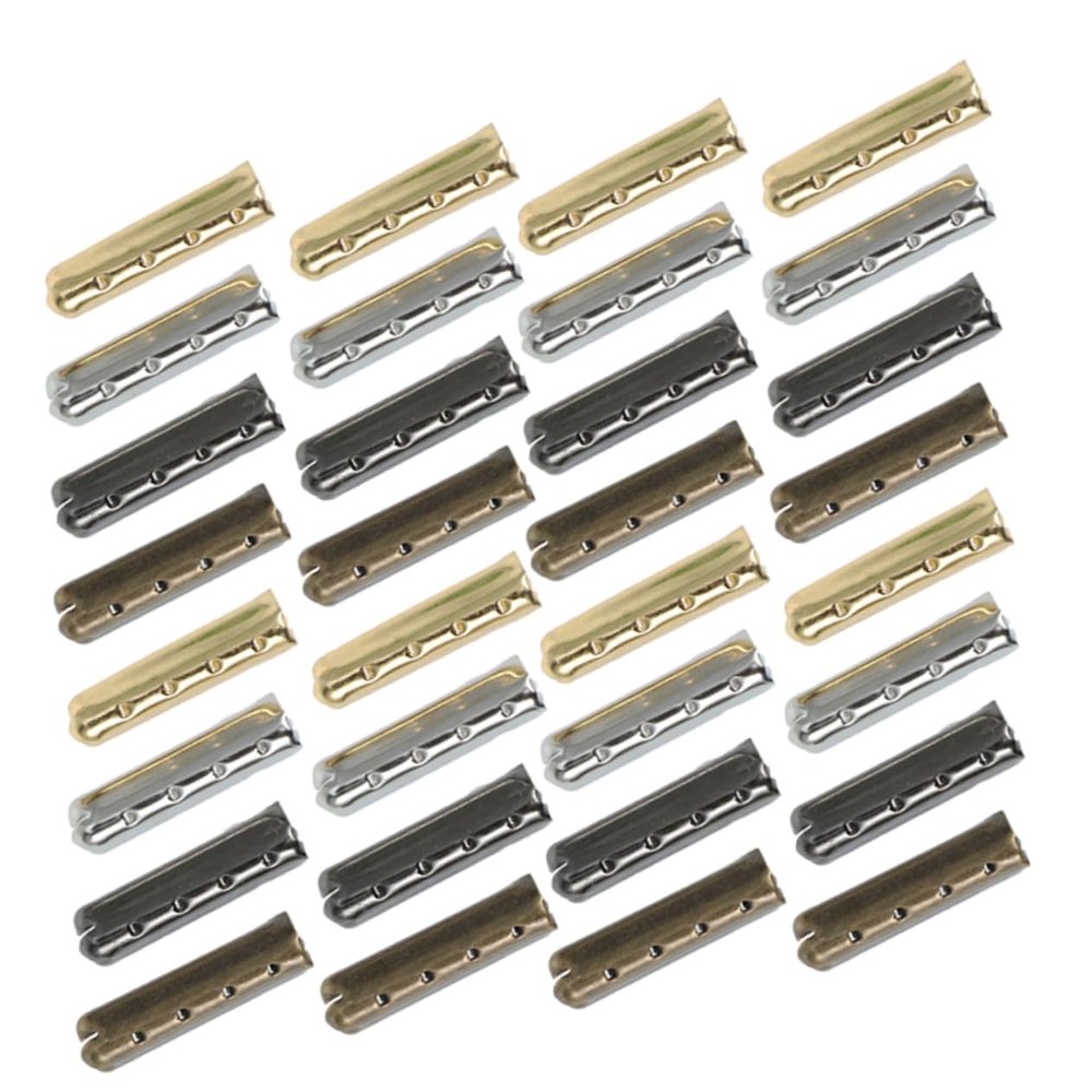 WRITWAA 120pcs Shoelace Tips Replacement Versatile End Caps for Hats Pants and Sneakers Stylish and Durable Cord End Caps for DIY Clothing Adjustments for Lanyard Stoppers and Shoelace