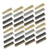 WRITWAA 120pcs Shoelace Tips Replacement Versatile End Caps for Hats Pants and Sneakers Stylish and Durable Cord End Caps for DIY Clothing Adjustments for Lanyard Stoppers and Shoelace view 1