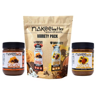 Dual Support Wellness Kit with Protein: Immunity & Focus Jars & Multi-Flavor Variety Pack