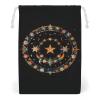 FHESDCW Gorgeous Stars And Moon Drawstring Bag Canvas, Reusable Travel Jewelry Pouches, Washable Storage Bags for Gift, Candy, Cosmetics 12 * 18cm view 1