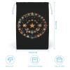 FHESDCW Gorgeous Stars And Moon Drawstring Bag Canvas, Reusable Travel Jewelry Pouches, Washable Storage Bags for Gift, Candy, Cosmetics 12 * 18cm view 2