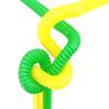 10.2 Inch Flexible Disposable Drinking Straws (Color, 500-Pack) - Food Grade PP Plastic Bendable Straws for Smoothies, Cocktails, Milkshakes, DIY Crafts, Party Supplies view 3