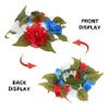 Cabilock Decorative Candle Ring Wreath Artificial Floral Wreath for Table Centerpiece for Weddings Birthdays Housewarmings Family Gatherings Versatile Candle Decor view 3