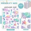 200 Summer Paper Napkins Nautical Coastal Disposable Guest Paper Napinks Beach Ocean Theme Decorative Kids Paper Napkins Guest Hand Towels for Bathroom Birthday Party Baby Shower Lunch Dinner Kitchen view 2
